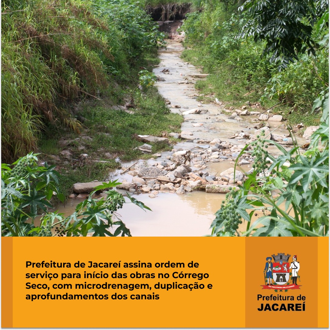 Prefeitura de Jacareí assina ordem de serviço para início das obras no ...